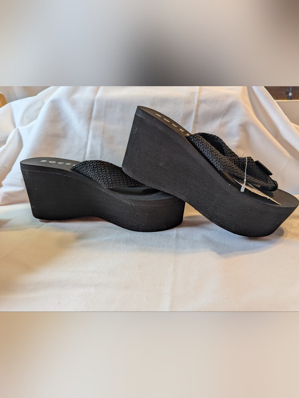 Woman's Rocket Dog Black Sandals Size 7 BNWT - Picture 6 of 10